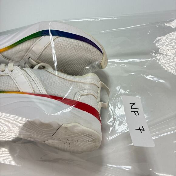 PUMA Softride Sophia White Rainbow Lace Up Running Shoes 376147-01 Womens Size 8 - Picture 9 of 11